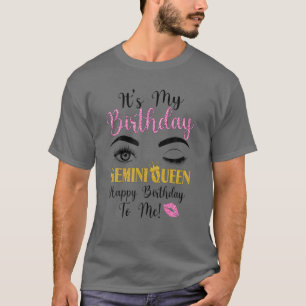 Zodiac Geburtstag der Gemini Königin für Mädchen T-Shirt
