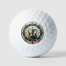 Zodiac - Gemini Die Zwillinge Golfball