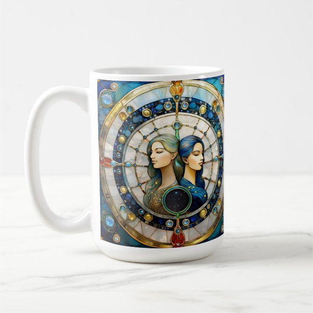 Zodiac - Gemini Die Zwillinge Kaffeetasse (Links)
