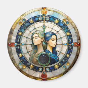 Zodiac - Gemini Die Zwillinge Magnet