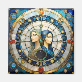 Zodiac - Gemini Die Zwillinge Magnet