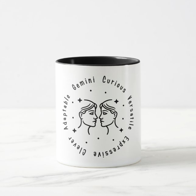 Zodiac Gemini Tasse (Zentrum)