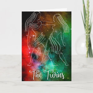 Zodiac : Gemini 'The Twins' Karte