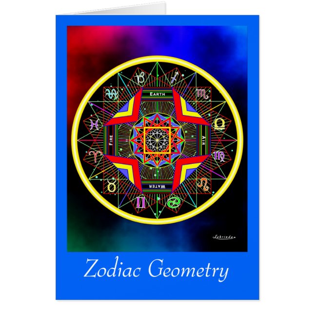 Zodiac Geometry Card (Vorne)
