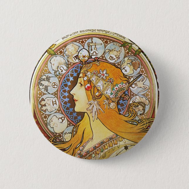 Zodiac Goddess Button (Vorderseite)