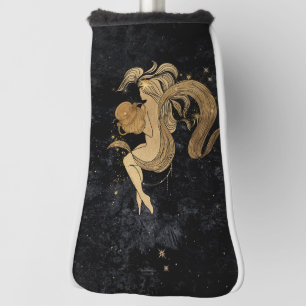 Zodiac Goddess Cosmic Gold Aquarius Astrologie Golf Headcover