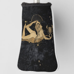 Zodiac Goddess Cosmic Gold Scorpio Astrologie Golf Headcover