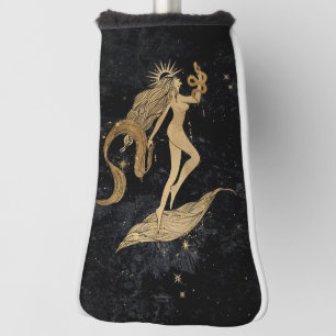 Zodiac Goddess Cosmic Gold Virgo Astrologie Golf Headcover
