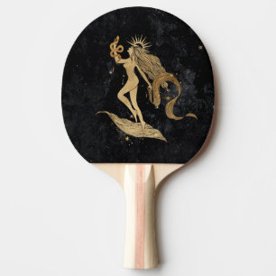 Zodiac Goddess Cosmic Gold Virgo Astrologie Tischtennis Schläger