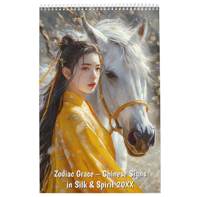 Zodiac Grace – Chinese Signs in Silk & Spirit Kalender (Titelbild)