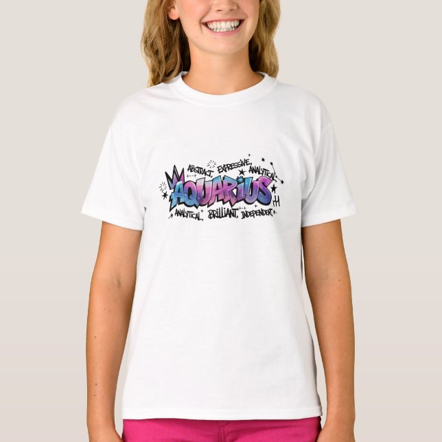 Zodiac Graffiti T-Shirt (Vorderseite)