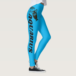 ZODIAC GRAPHIC AQUARIUS LEGGINGS