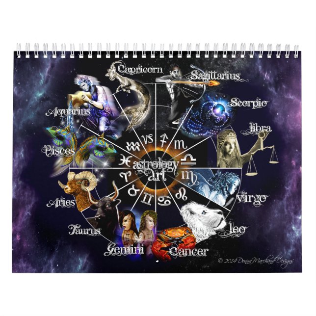 Zodiac Graphic Calendar Kalender (Titelbild)