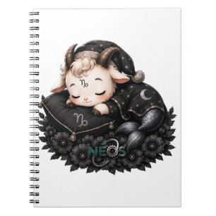Zodiac Kawaii Neos Steinbock Notizblock