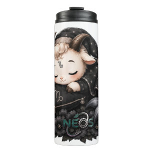 Zodiac Kawaii Neos Steinbock Thermosbecher