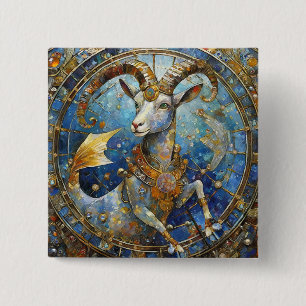 Zodiac - Korn der Meerziege Button