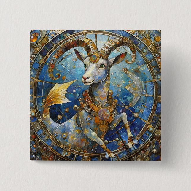 Zodiac - Korn der Meerziege Button (Vorderseite)
