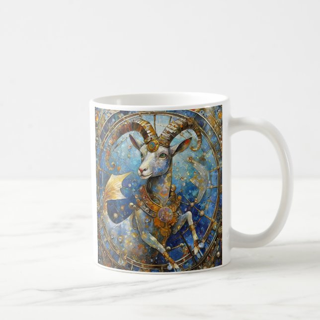 Zodiac - Korn der Meerziege Kaffeetasse (Rechts)