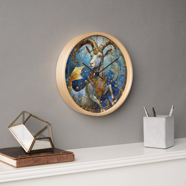 Zodiac - Korn der Meerziege Uhr (Büro)