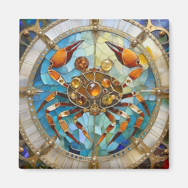 Zodiac - Krebs Die Krebserkrankung Magnet (Vorne)