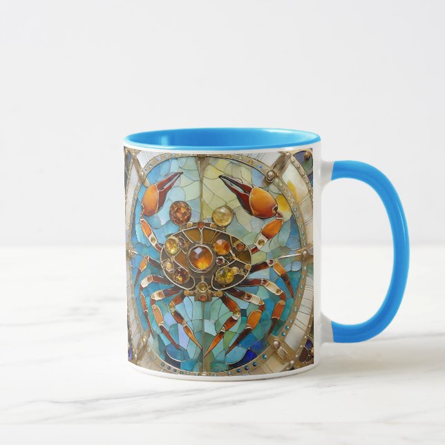 Zodiac - Krebs Die Krebserkrankung Tasse (Rechts)