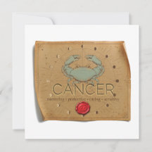 ZODIAC - Krebs - Personalisierte Karte