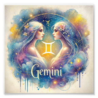 Zodiac Kunst Fotodruck