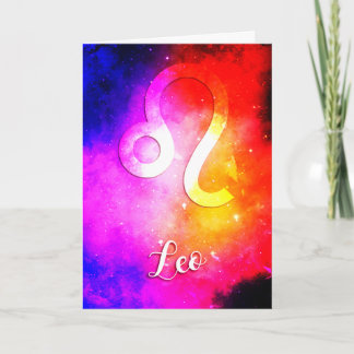 Zodiac : Leo Candy Space Karte