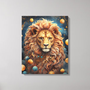 Zodiac Leo Canvas Print Leinwanddruck