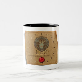 Zodiac - Leo - Coffee Mug Zweifarbige Tasse