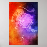 Zodiac: Leo Colorful Candy Colors