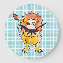 Zodiac Leo Große Wanduhr