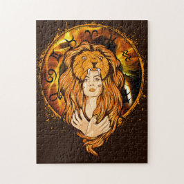 Zodiac Leo Lion Puzzle