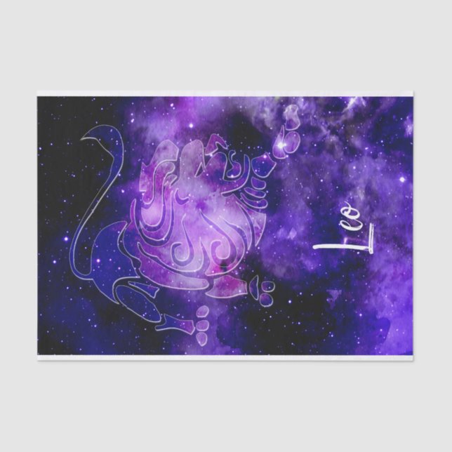 Zodiac: Leo Seidenpapier (Vorderseite)