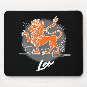 Zodiac Leo Symbol Mousepad