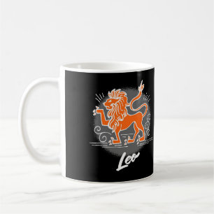 Zodiac Leo Symbol Tasse