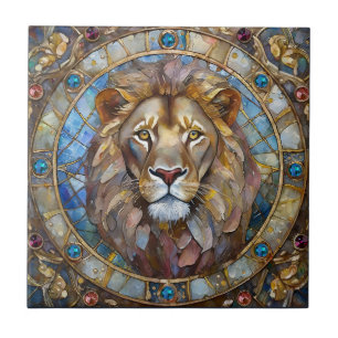 Zodiac - Leo the Lion Fliese