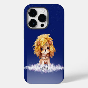 Zodiac Leo über Wolke Sternenbildung iPhone 14 Pro Hülle