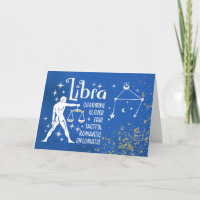Zodiac Libra Geburtstag mit Zeichenkonstellation