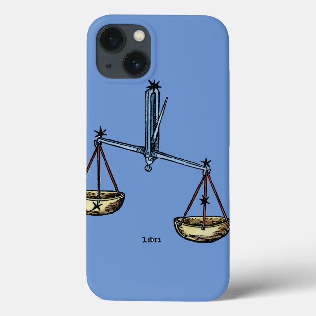 Zodiac: Libra in Color Case-Mate iPhone Hülle (Rückseite)