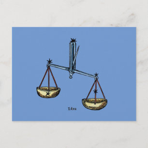 Zodiac: Libra in Color Postkarte