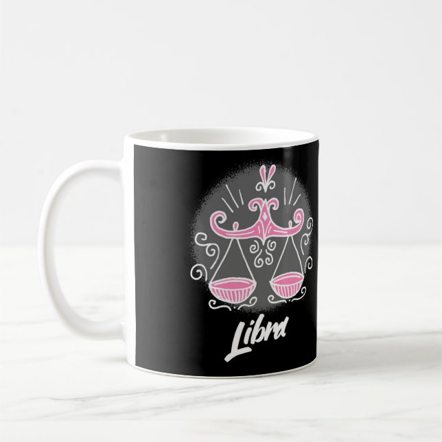 Zodiac Libra Symbol Coffee Tasse (Links)