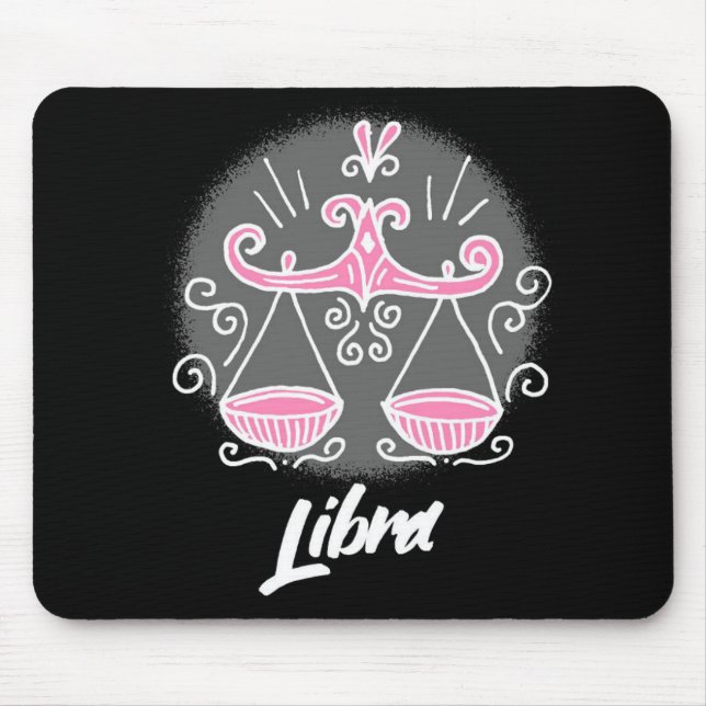 Zodiac Libra Symbol Mouse Pad Mousepad (Vorne)