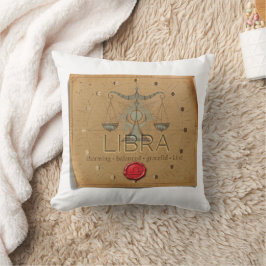 Zodiac - Libra - Throw Pillow Kissen