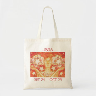 Zodiac Libra Tote Text Tragetasche