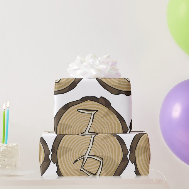 Zodiac Log Wrapping Paper Geschenkpapier (Von Creator hochgeladen)