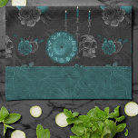 Zodiac Magic | Dunkelgrüne, Aquamarine Rose des Sc Geschirrtuch<br><div class="desc">Eine tolle Art, jedem Zimmer ein neues Gefühl zu geben, für eine einfache Umgestaltung der DIY Zuhause! Eine raffinierte Palette an abstrakten, gemischten Texturen verleiht dem Ganzen den perfekten Pop für Ihren persönlichen Stil. Auch übertragbar auf Schul-/Büromaterial, Party Zubehör und mehr! Für andere Produkte oder Farben besuchen Sie den JustFharryn...</div>