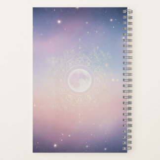 Zodiac & Moon Phase Celestial Notebook  Notizbuch