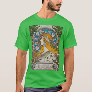 Zodiac Mucha 1896 T-Shirt