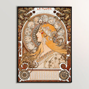 Zodiac: Muchas Ikonisches Jugendstil-Meisterwerk Poster